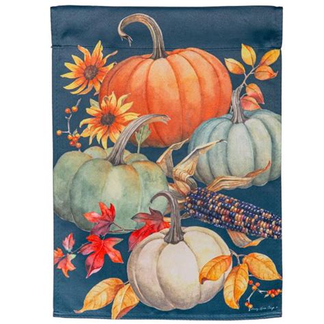 Evergreen Enterprises All Things Pumpkins Suede Garden Flag 14S11933