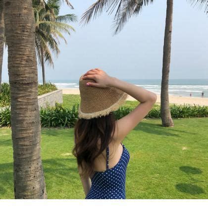 Slim Conservative Spring Swimsuit Retro Wave Point Student Bikini On Luulla