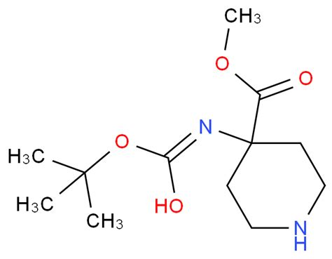 CAS 115655 44 2 4 N BOC AMINO PIPERIDINE 4 CARBOXYLIC ACID METHYL ESTER