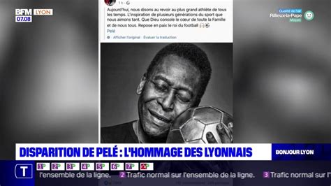 Mort de Pelé l hommage des Lyonnais