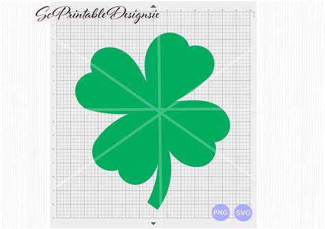 St Patricks Day Svg Four Leaf Clover Svg Four Leaf Clover Clipart