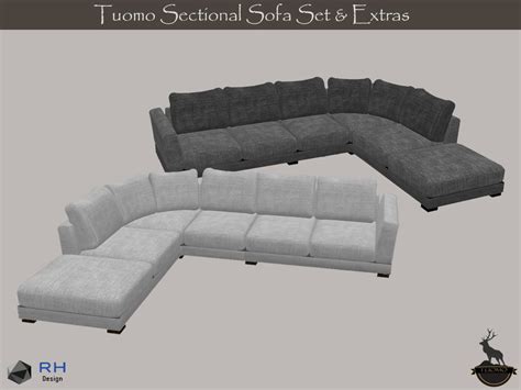 The Sims Resource Tuomo Sectional Sofa Set And Extras