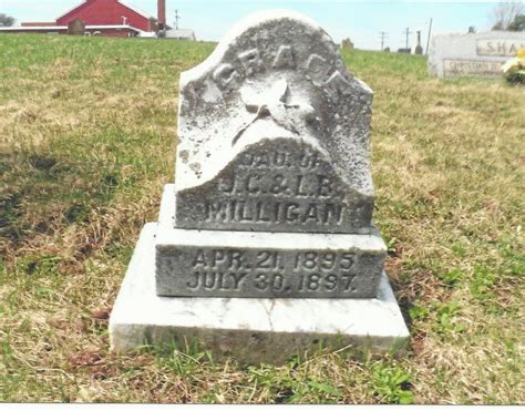 Grace Milligan 1895 1897 Mémorial Find a Grave