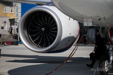 Airbus A Neo Engine Modern Aircraft Cfm Leap A Engine Wall