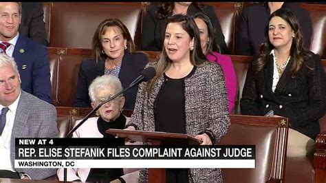 Stefanik Files Misconduct Complaint Against Dc Judge Over Trump