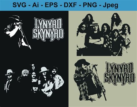 Lynyrd Skynyrd Vector Clipart Digital Download Svg Ai Eps - Etsy