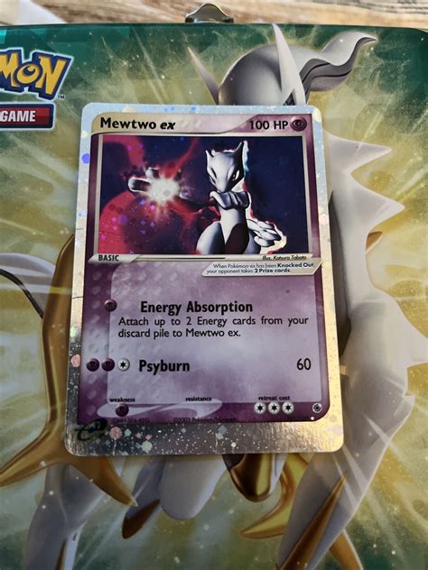 Pok Mon Tcg Mewtwo Ex Ex Ruby Sapphire Holo Ultra Rare Ebay