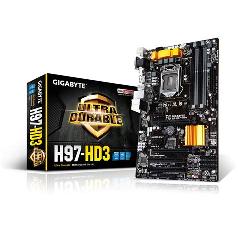 Gigabyte GA-H97-HD3 Intel H97 So.1150 Dual Channel DDR3 ATX Retail ...