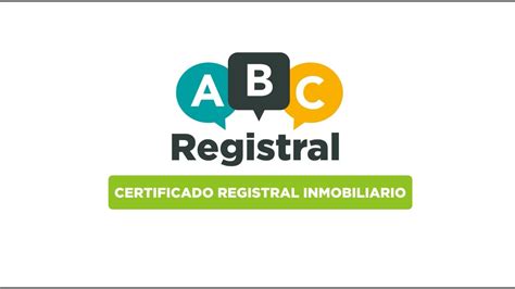 Certificado Registral Inmobiliario Cri Youtube