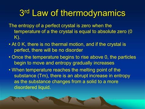 Laws Of Thermodynamics Ppt