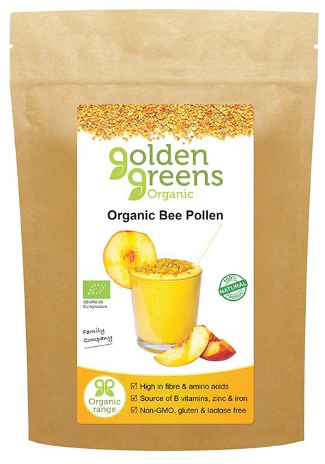 Golden Greens Organic Organic Bee Pollen Healthstuff Co Uk