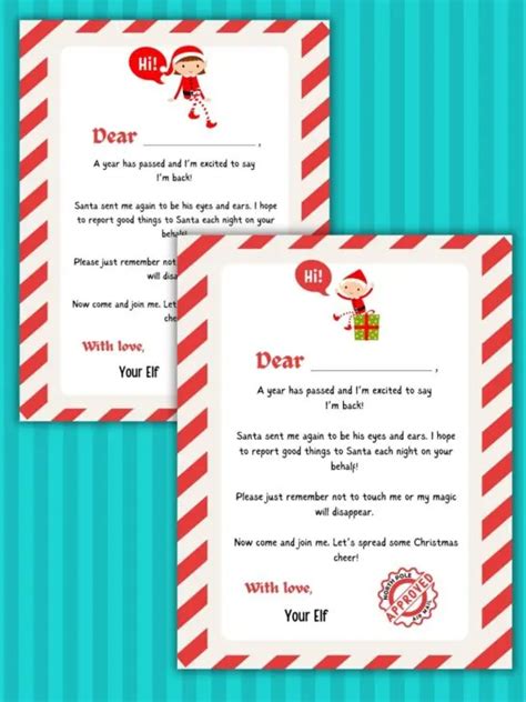 Elf On The Shelf Im Back Free Printable 4 Versions Leap Of Faith