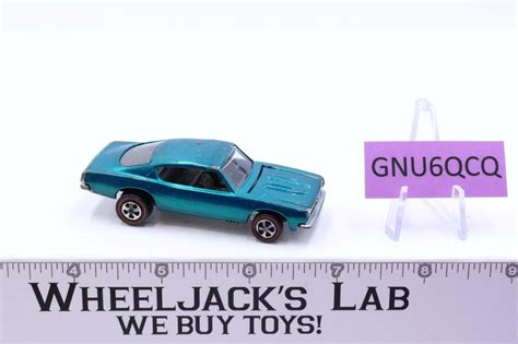 Custom Barracuda Aqua Redline Hot Wheels Mattel Vintage Rl Wheeljack S Lab