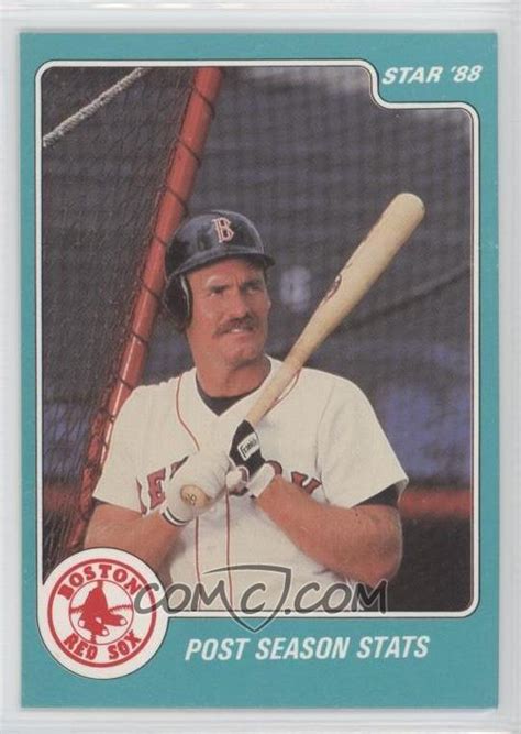 1988 Star Wade Boggs Boston Hitman Blue - [Base] #5 - Wade Boggs Post ...