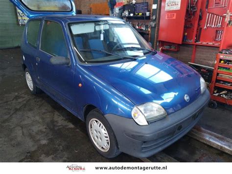 Fiat Seicento Mpi S Sx Sporting Sloopvoertuig Blauw