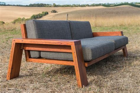 Timber Frame Couch Recycled Timber Furniture Timber Furniture