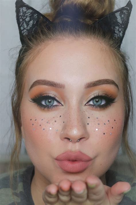 Glitter Freckles Festival Makeup Freckles Beauty