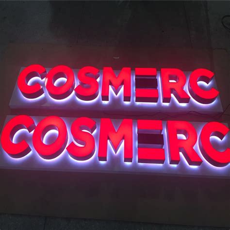 Custom Led Backlit Channel Letters Signs D Illuminated Storefront