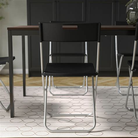 GUNDE Klappstuhl, schwarz - IKEA Deutschland