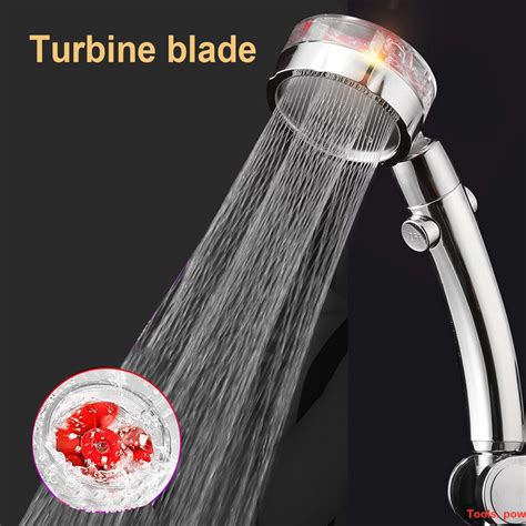 2021 New Shower Head With Small Fan 360 Degrees Rotating High Pressure