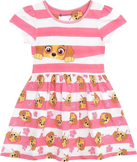 Paw Patrol Vestido Ropa Verano Niñas Algodón Suave Vestidos