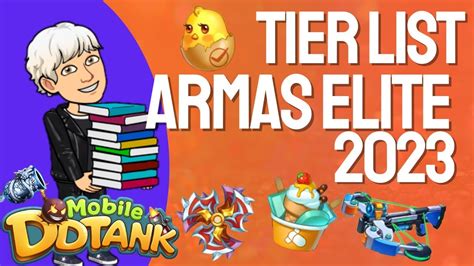 DDTANK MOBILE TIER LISTER DE ARMAS ELITE YouTube