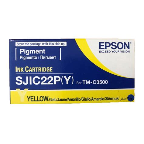 Epson Sjic P Y Yellow Original Ink Cartridge