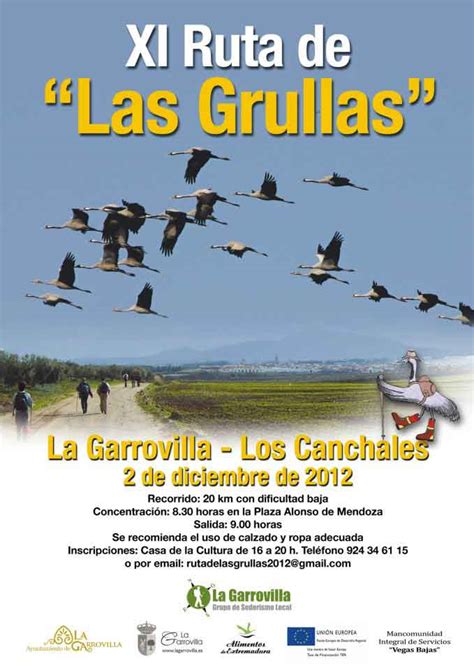 Ruta De Las Grullas Por La Garrovilla De Diciembre Senderos