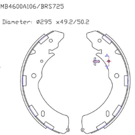 AUTOTEC EBS - Products - BRAKE SHOE