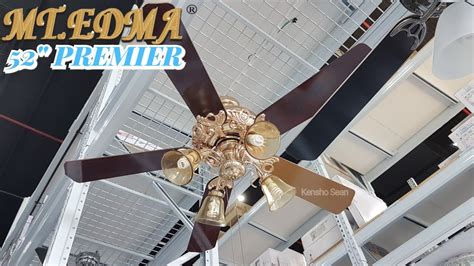 52 MT Edma Premier Ceiling Fan YouTube