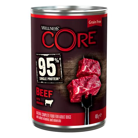 Wellness CORE 95% Single Protein, Beef with Broccoli - 400g - Wellness Core