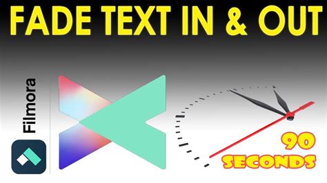 Filmora X How To Fade Text In And Out Filmora X Tutorial 2022 YouTube