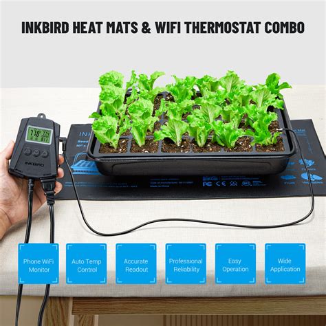 2 Pack Seed Starter Heat Mat 10 X20 75 Seedling Plants Germination Thermostat Ebay