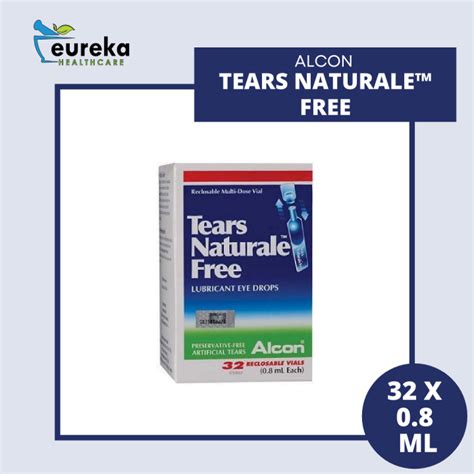 Alcon Tears Naturale Free Lubricant Eye Drops Vials Lazada