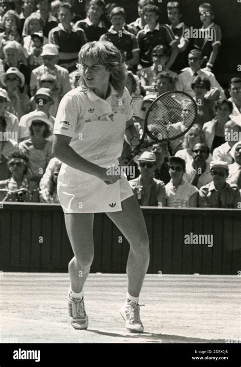 German Tennis Player Steffi Graf 1980s Stock Photo Alamy