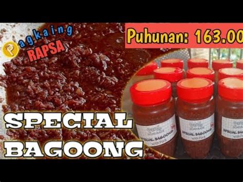 Bagoong Alamang With Pork Negosyo Recipe Youtube