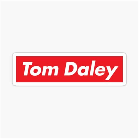 "Tom Daley Tom Daley" Sticker for Sale by lmeioLanthy | Redbubble