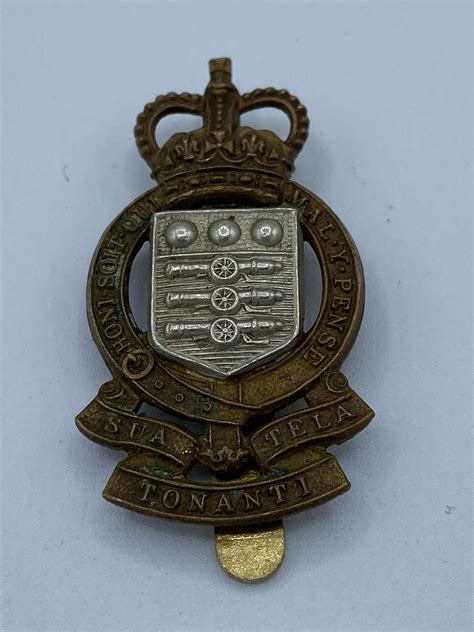 WW2 Royal Army Ordnance Corps Beret Badge J R Gaunt London