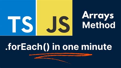 ForEach Array Method Typescript Javascript Tutorial YouTube