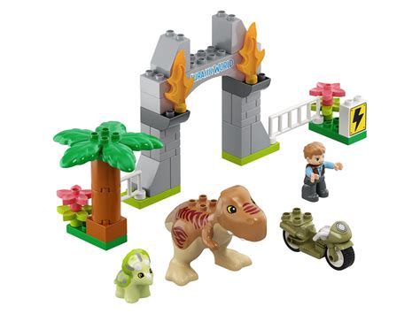 Lego Duplo Ausbruch Des T Rex Und Triceratop