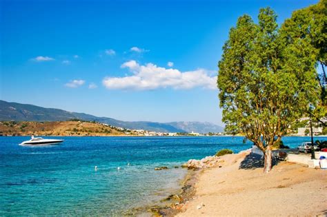 Poros Askeli Beach Photos Map Greeka