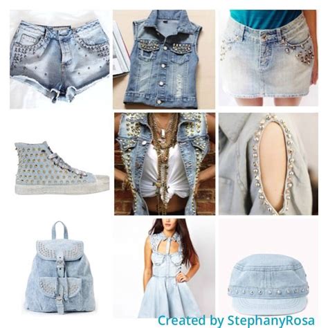 Denim Studs Trend Custom Denim Denim Vest Studs Trending Jeans