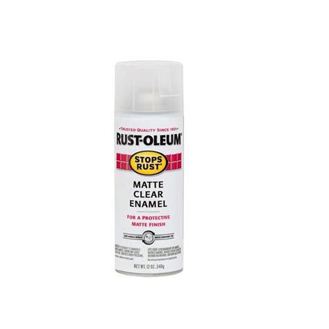 Rust-Oleum Stops Rust Spray Paint Stops Rust Matte Clear Spray 285093 ...