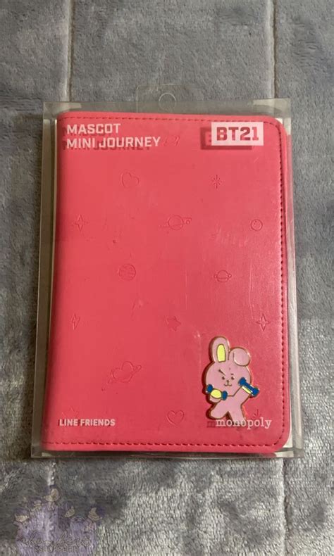 Bt21 Mascot Mini Journeypassport Holder Hobbies And Toys Memorabilia And Collectibles K Wave On