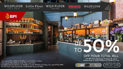 The Wildflour Group X Bpi Promo Wildflour Hospitality Group