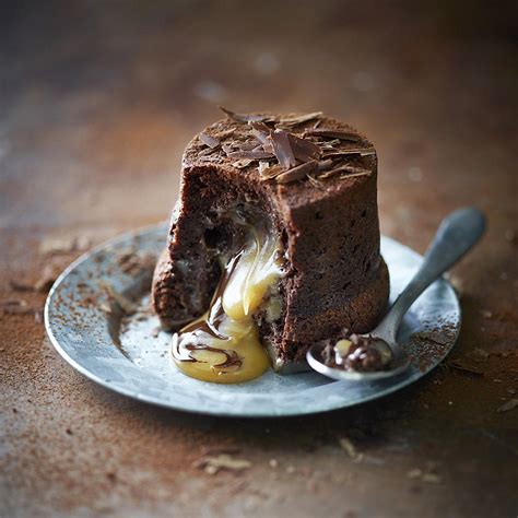 Chocolate And Salted Caramel Fondant Puddings