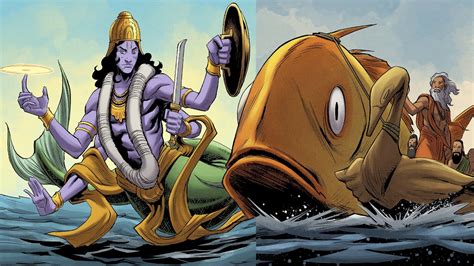 Matsya The First Avatar Of Vishnu Who Saved The World From Flood