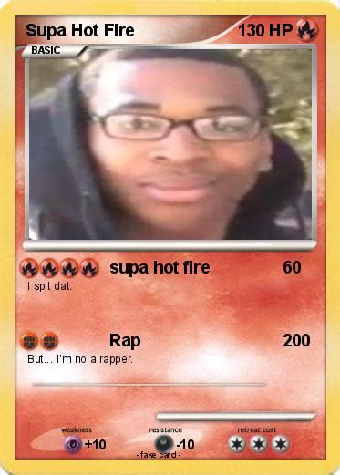 Pokémon Supa Hot Fire 60 60 supa hot fire My Pokemon Card