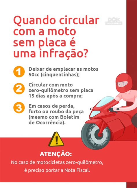 Moto Sem Placa Entenda Os Detalhes Sobre A Penalidade Dok