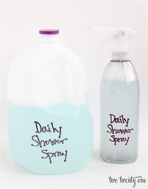 DIY Daily Shower Spray - Inexpensive and Effective